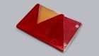 Rear lamp replacement glass