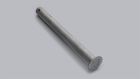 Keel roller axle