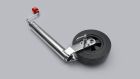 Jockey wheel with brake