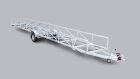 Long trailer for transporting long loads, 1500S1001L125
