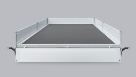 2700P402T205 Flatbed trailer (with accessories)