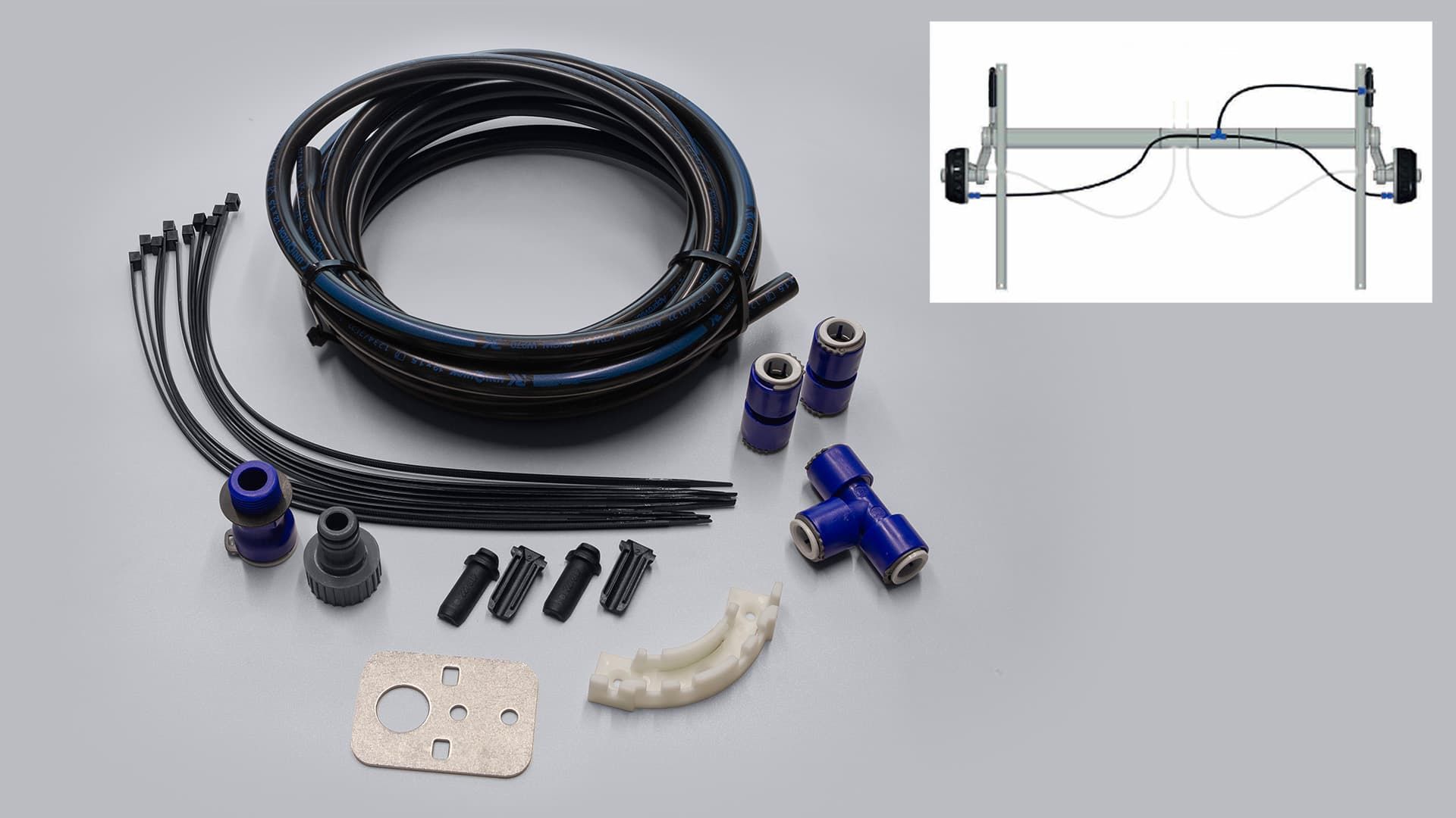 Piduriga rummu läbipesukomplekt