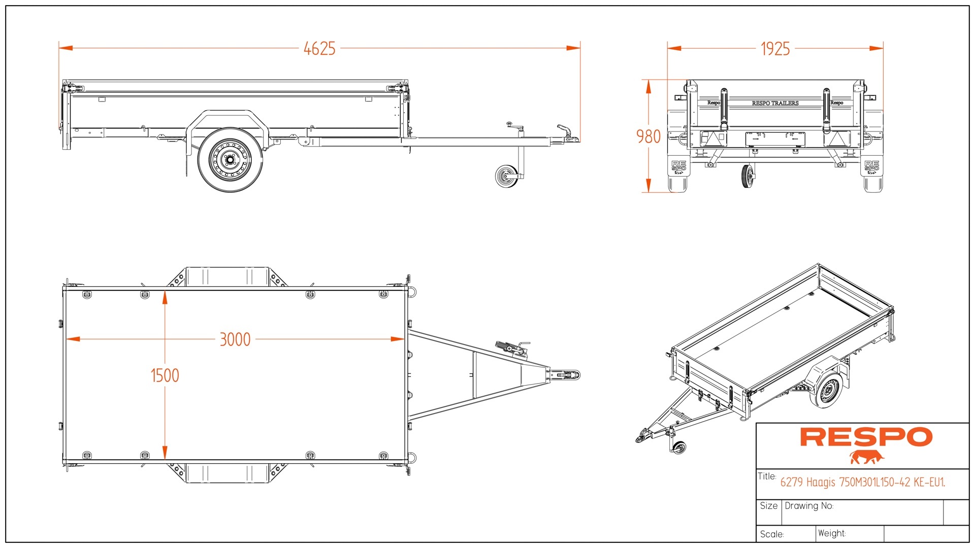 750M301L150 with Gansi hardtop lid SPECIAL OFFER