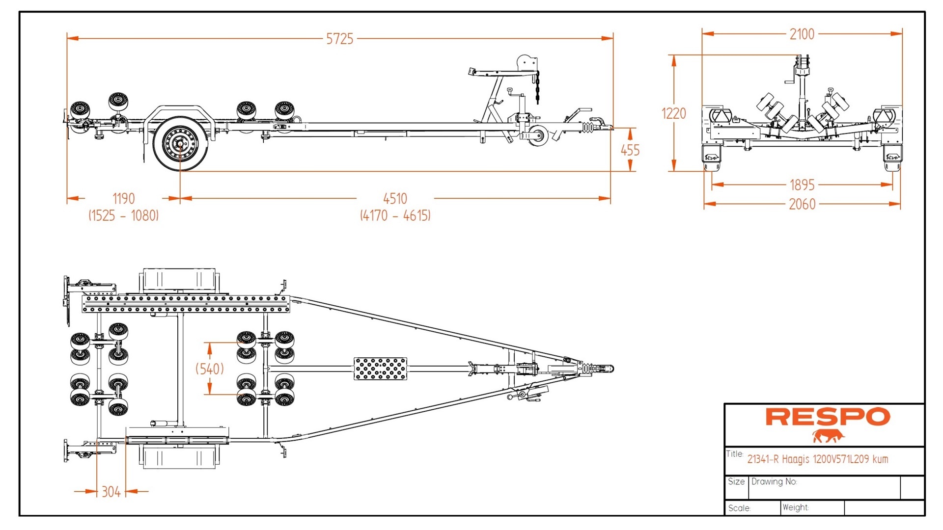 1200V571 Multirull reguleeritav sild