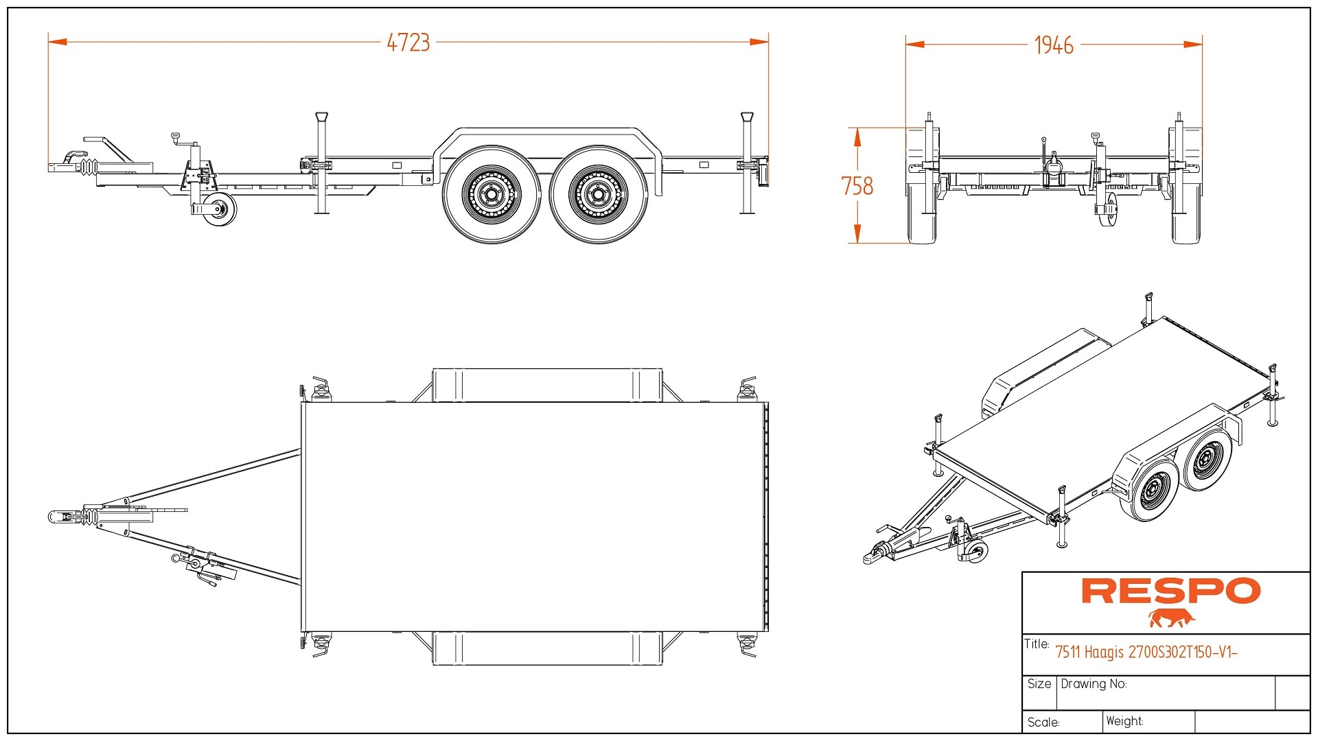 2700S302T150 Generaatori veoks