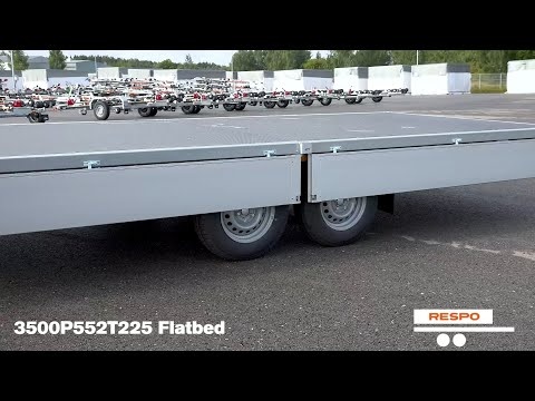 Flatbed trailer 3500P552T225